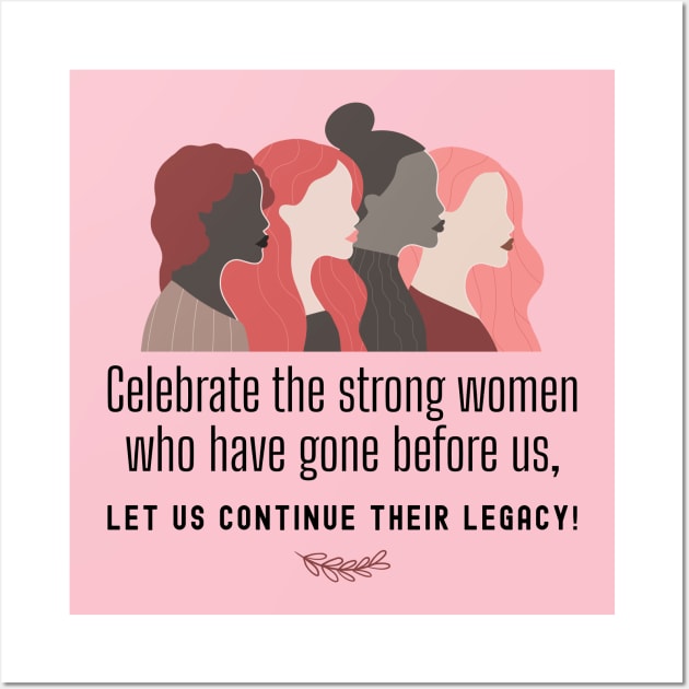 INTERNATIONAL WOMENS DAY - 8 March Wall Art by DesignerDeskStd